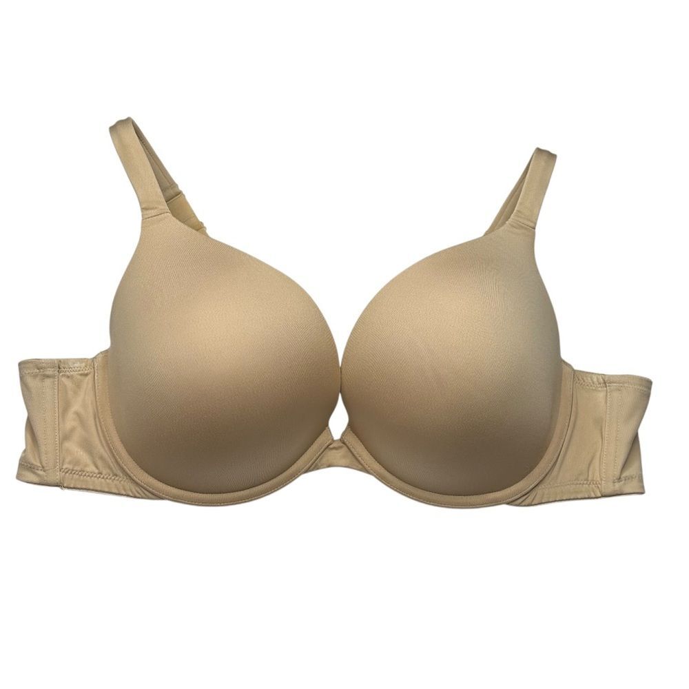 Cacique Tan boost plunge Bra 42C adjustable Straps